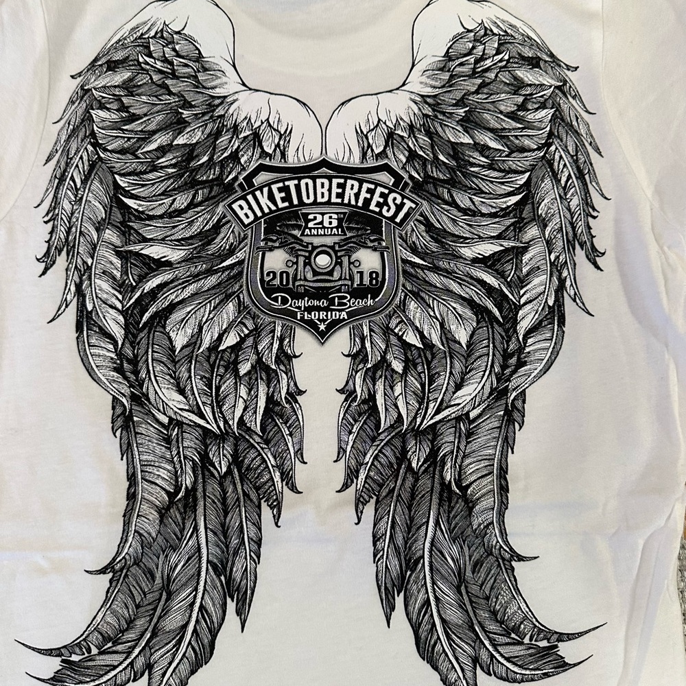 Biketoberfest  women’s 2018 Daytona 26 th annual motorcycle rally w/ Wing Design